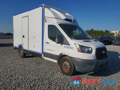 Czwarte zdjęcie samochodu z boku: 2020 FORD TRANSIT DELIVERY TRUCK VIN:1FDBW5Z89LKB30327 - miniatura