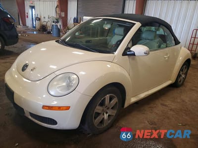 2006 VOLKSWAGEN NEW BEETLE CONVERTIBLE OPTION PACKAGE 1 3VWRG31Y76M331783 - główne zdjęcie licytacji z USA - miniatura