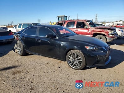 Czwarte zdjęcie samochodu z boku: 2016 LEXUS IS 200T BASE VIN:JTHBA1D28G5004056 - miniatura