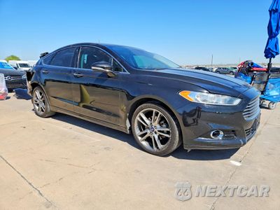 Czwarte zdjęcie samochodu z boku: 2015 FORD FUSION TITANIUM VIN:3FA6P0K95FR113605 - miniatura