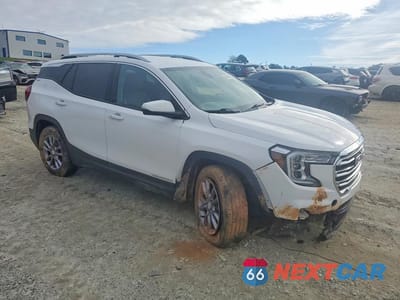 Czwarte zdjęcie samochodu z boku: 2023 GMC TERRAIN SLT VIN:3GKALPEG7PL198202 - miniatura