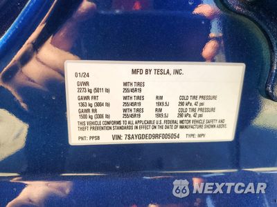 Zdjęcie 14 z 15 samochodu: 2024 TESLA MODEL Y VIN:7SAYGDED9RF005054 - miniatura