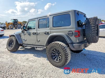 Drugie zdjęcie samochodu z przodu: 2021 JEEP WRANGLER UNLIMITED RUBICON 4XE VIN:1C4JJXR6XMW708129 - miniatura