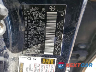 Zdjęcie 12 z 12 samochodu: 2017 TOYOTA PRIUS V TWO VIN:JTDZN3EU4HJ060780 - miniatura