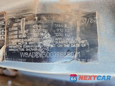 Zdjęcie 12 z 12 samochodu: 1988 BMW 528 E AUTOMATIC VIN:WBADK8300J9888071 - miniatura