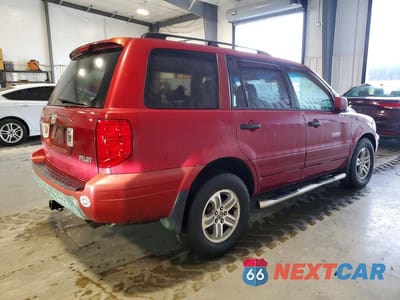 Trzecie zdjęcie samochodu z tyłu: 2005 HONDA PILOT EXL VIN:2HKYF18585H517726 - miniatura