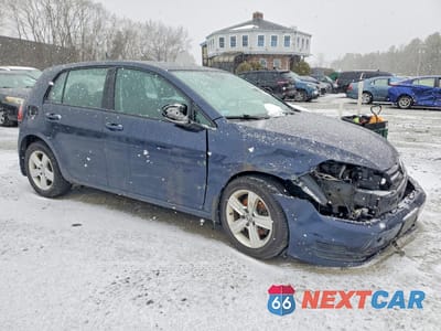 Czwarte zdjęcie samochodu z boku: 2017 VOLKSWAGEN GOLF S VIN:3VW217AU1HM000305 - miniatura