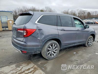 Trzecie zdjęcie samochodu z tyłu: 2021 HONDA PILOT EXL VIN:5FNYF6H57MB049434 - miniatura