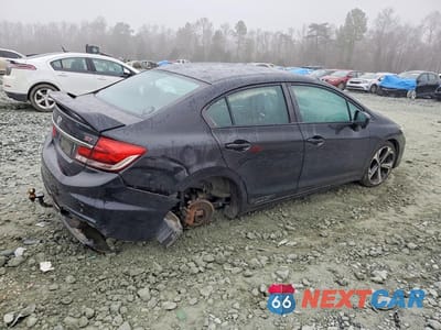 Trzecie zdjęcie samochodu z tyłu: 2014 HONDA CIVIC SI VIN:2HGFB6E59EH703340 - miniatura