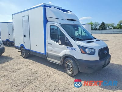 Czwarte zdjęcie samochodu z boku: 2022 FORD TRANSIT DELIVERY TRUCK VIN:1FDBW5Z89NKA39724 - miniatura