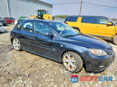 Czwarte zdjęcie samochodu z boku: 2008 MAZDA 3 HATCHBACK VIN:JM1BK344581138690 - miniatura