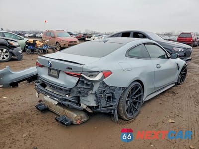 Trzecie zdjęcie samochodu z tyłu: 2022 BMW M4 COMPETITION VIN:WBS43AZ02NCJ86589 - miniatura