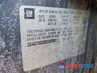 Zdjęcie 12 z 12 samochodu: 2016 BUICK REGAL PREMIUM VIN:2G4GT5GX5G9207601 - miniatura