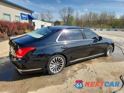Trzecie zdjęcie samochodu z tyłu: 2017 GENESIS G90 3.3T PREMIUM VIN:KMHG34JAXHU032426 - miniatura