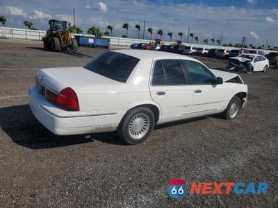 Trzecie zdjęcie samochodu z tyłu: 2000 MERCURY GRAND MARQUIS LS VIN:2MEFM75W6YX605222 - miniatura