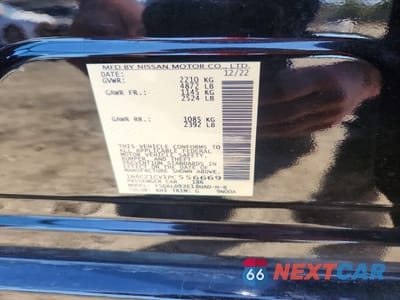 Zdjęcie 12 z 12 samochodu: 2023 NISSAN LEAF SV PLUS VIN:1N4CZ1CV1PC556669 - miniatura