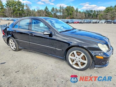 Czwarte zdjęcie samochodu z boku: 2007 MERCEDES-BENZ C 230 VIN:WDBRF52H17A931292 - miniatura