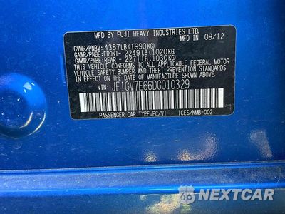 Zdjęcie 10 z 10 samochodu: 2013 SUBARU IMPREZA WRX VIN:JF1GV7E66DG010329 - miniatura