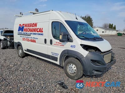 Czwarte zdjęcie samochodu z boku: 2023 RAM PROMASTER 3500 3500 HIGH VIN:3C6MRVHG8PE532157 - miniatura
