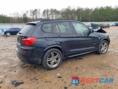Trzecie zdjęcie samochodu z tyłu: 2012 BMW X3 XDRIVE35I VIN:5UXWX7C58CL975644 - miniatura