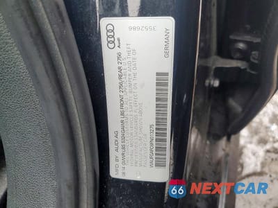 Zdjęcie 12 z 12 samochodu: 2015 AUDI A6 PREMIUM PLUS VIN:WAUFGAFC6FN013275 - miniatura
