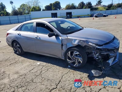 Czwarte zdjęcie samochodu z boku: 2025 HYUNDAI ELANTRA HYBRID SEL SPORT VIN:KMHLM4DJ0SU158258 - miniatura