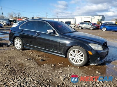 Czwarte zdjęcie samochodu z boku: 2009 MERCEDES-BENZ C 300 4MATIC VIN:WDDGF81X19R048192 - miniatura