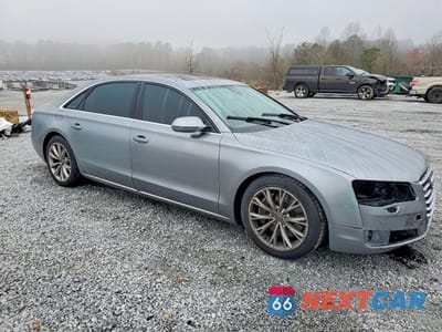Czwarte zdjęcie samochodu z boku: 2012 AUDI A8 L QUATTRO VIN:WAURVAFD1CN024563 - miniatura
