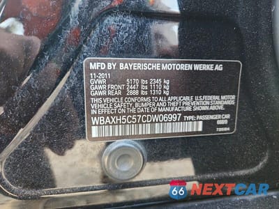 Zdjęcie 12 z 12 samochodu: 2012 BMW 528 XI VIN:WBAXH5C57CDW06997 - miniatura