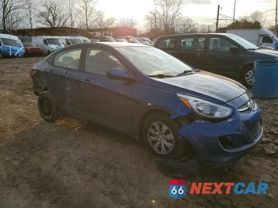 Czwarte zdjęcie samochodu z boku: 2016 HYUNDAI ACCENT SE VIN:KMHCT4AE6GU013968 - miniatura
