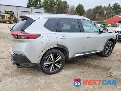 Trzecie zdjęcie samochodu z tyłu: 2021 NISSAN ROGUE SL VIN:JN8AT3CB1MW218904 - miniatura