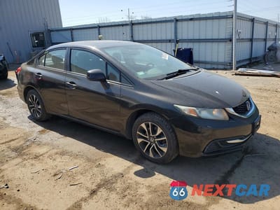 Czwarte zdjęcie samochodu z boku: 2013 HONDA CIVIC EX VIN:19XFB2F89DE226659 - miniatura