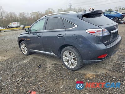 Drugie zdjęcie samochodu z przodu: 2010 LEXUS RX 450H BASE VIN:JTJBC1BA5A2016998 - miniatura