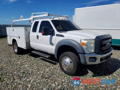 Czwarte zdjęcie samochodu z boku: 2016 FORD F450 SUPER DUTY UTILITY / SERVICE TRUCK VIN:1FD0X4GT6GEC74749 - miniatura