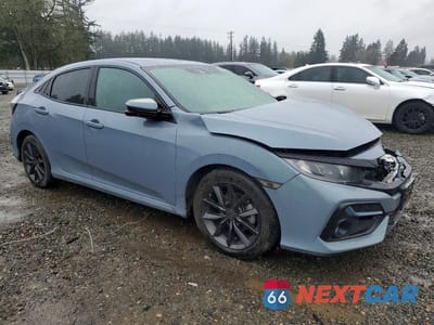 Czwarte zdjęcie samochodu z boku: 2020 HONDA CIVIC EX VIN:SHHFK7H63LU401519 - miniatura