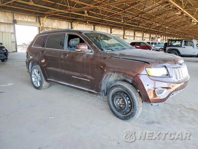 Czwarte zdjęcie samochodu z boku: 2015 JEEP GRAND CHEROKEE SUMMIT VIN:1C4RJEJG2FC885032 - miniatura