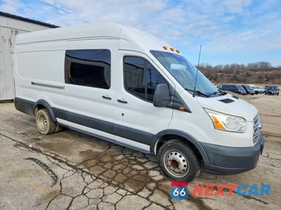 Czwarte zdjęcie samochodu z boku: 2017 FORD TRANSIT T-350 HD EL DRW 3.2L V6 5C TDSL EXT CARGO HIGH ROOF VIN:1FTWS4XV9HKA09647 - miniatura