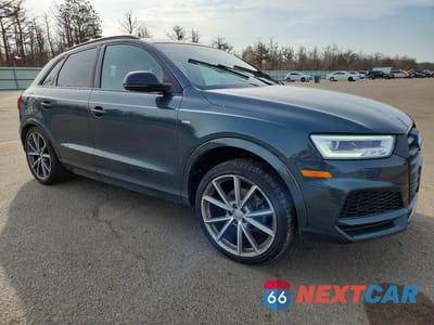 Czwarte zdjęcie samochodu z boku: 2018 AUDI Q3 PREMIUM PLUS VIN:WA1JCCFS2JR028816 - miniatura