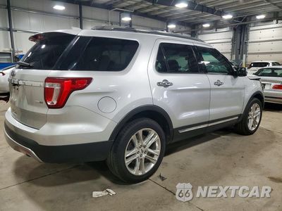 Trzecie zdjęcie samochodu z tyłu: 2016 FORD EXPLORER LIMITED VIN:1FM5K8F86GGC47581 - miniatura