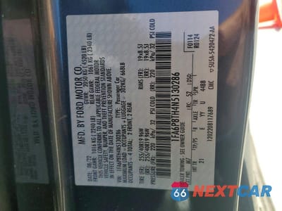 Zdjęcie 12 z 12 samochodu: 2022 FORD MUSTANG VIN:1FA6P8TH4N5130286 - miniatura