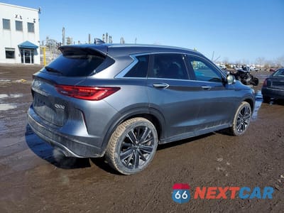 Trzecie zdjęcie samochodu z tyłu: 2022 INFINITI QX50 LUXE VIN:3PCAJ5BB0NF106602 - miniatura
