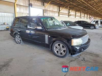 Czwarte zdjęcie samochodu z boku: 2006 LAND ROVER RANGE ROVER HSE VIN:SALME15456A210965 - miniatura