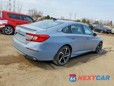 Trzecie zdjęcie samochodu z tyłu: 2021 HONDA ACCORD SPORT SE VIN:1HGCV1F48MA038074 - miniatura