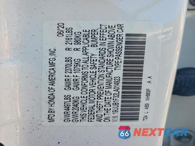 Zdjęcie 13 z 13 samochodu: 2020 ACURA TLX VIN:19UUB1F32LA014923 - miniatura