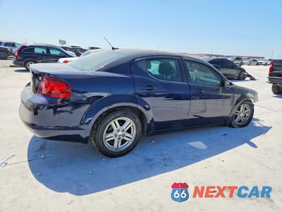 Trzecie zdjęcie samochodu z tyłu: 2012 DODGE AVENGER SXT VIN:1C3CDZCB7CN142120 - miniatura
