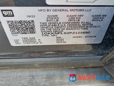 Zdjęcie 12 z 12 samochodu: 2023 GMC ACADIA DENALI VIN:1GKKNPLS2PZ125690 - miniatura