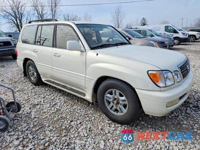 Czwarte zdjęcie samochodu z boku: 1999 LEXUS LX 470 BASE VIN:JT6HT00W7X0068988 - miniatura