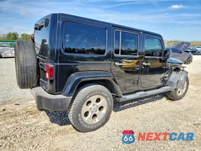 Trzecie zdjęcie samochodu z tyłu: 2015 JEEP WRANGLER UNLIMITED SAHARA VIN:1C4BJWEG1FL732742 - miniatura