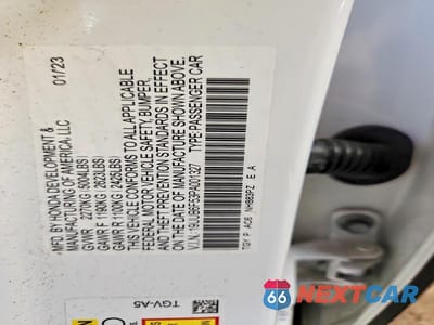 Zdjęcie 12 z 12 samochodu: 2023 ACURA TLX A-SPEC VIN:19UUB6F53PA001327 - miniatura