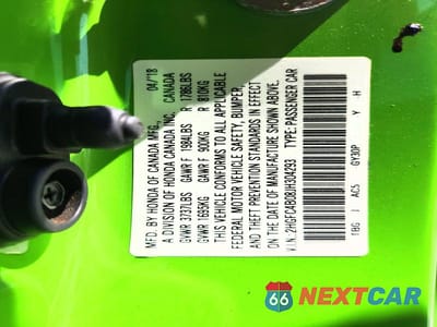 Zdjęcie 12 z 12 samochodu: 2018 HONDA CIVIC LX VIN:2HGFC4B08JH304293 - miniatura